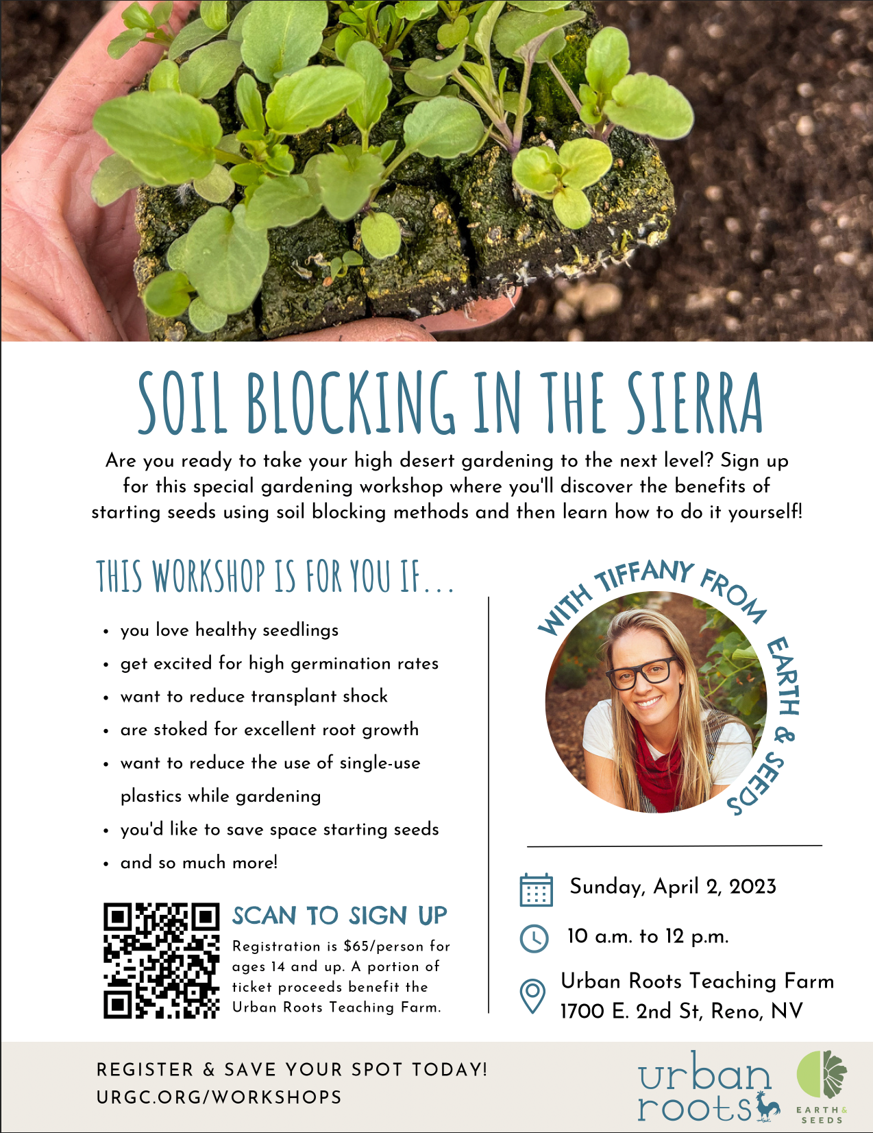 Soil Blocking in the Sierra | April 2, 2023